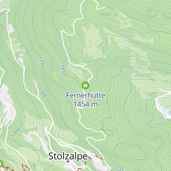 Map of Fernerhütte