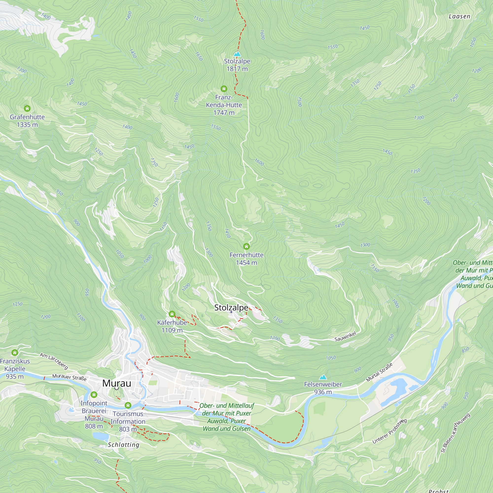 Fernerhütte map