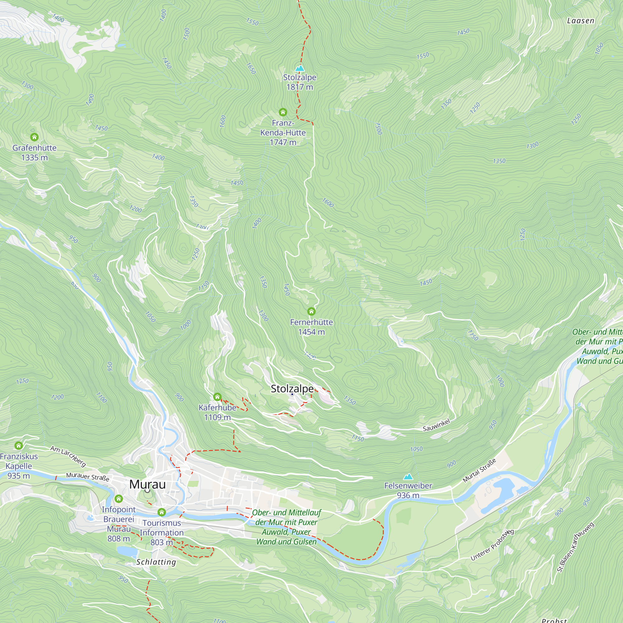 Fernerhütte map