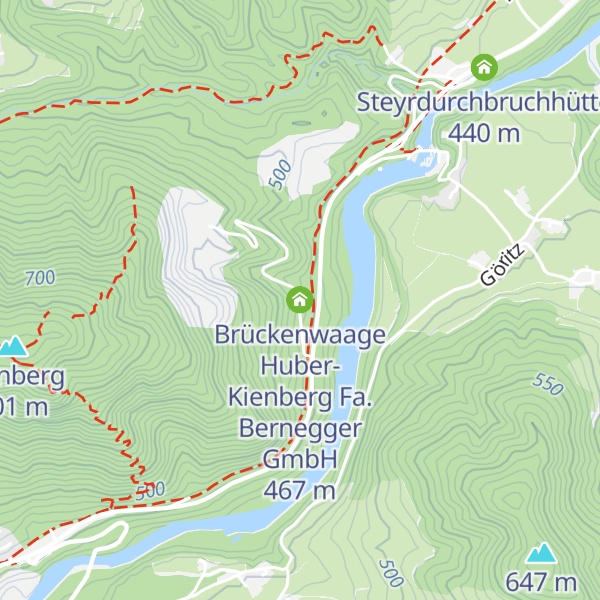 Map of Brückenwaage Huber-Kienberg Fa. Bernegger GmbH
