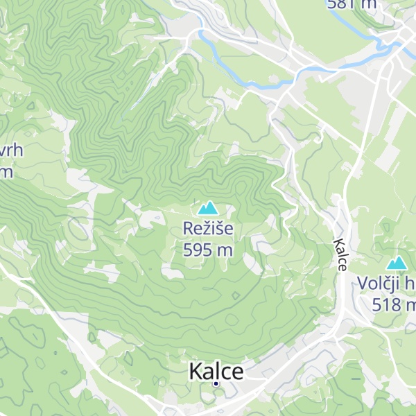 Map of Režiše