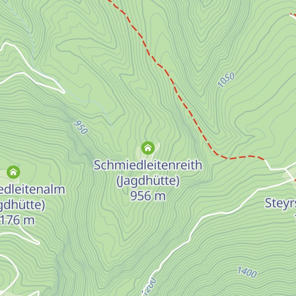 Map of Schmiedleitenreith (Jagdhütte)