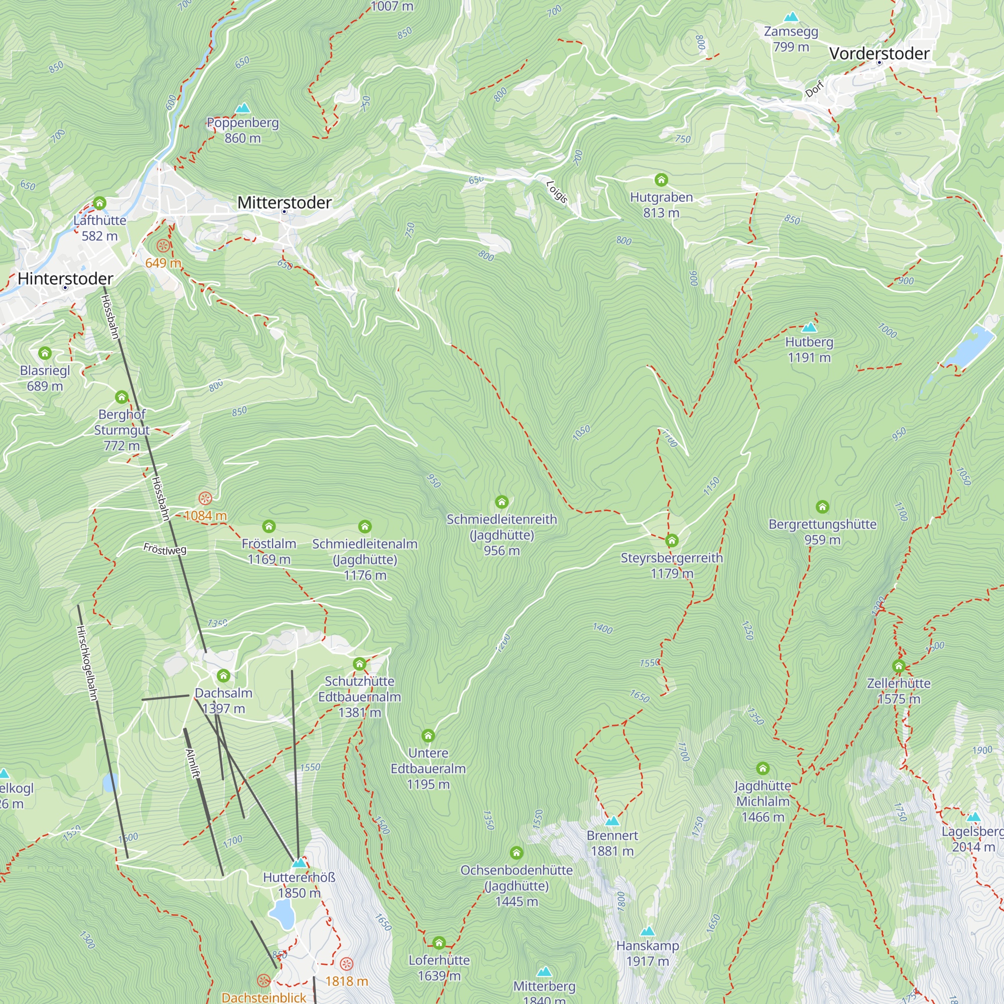 Schmiedleitenreith (Jagdhütte) map