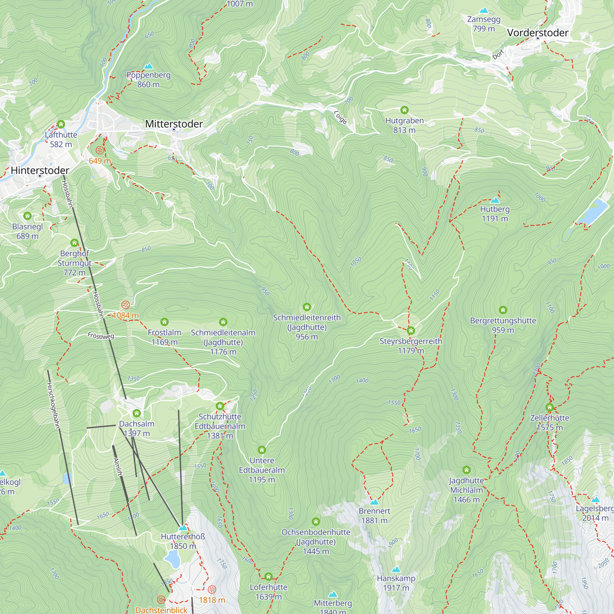 Schmiedleitenreith (Jagdhütte) map