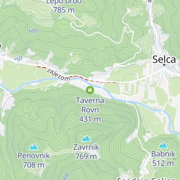 Map of Taverna Rovn