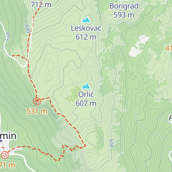 Map of Orlić