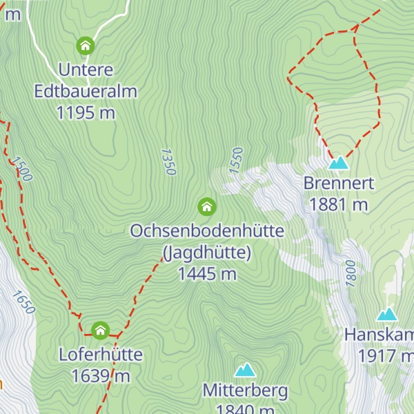 Map of Ochsenbodenhütte (Jagdhütte)