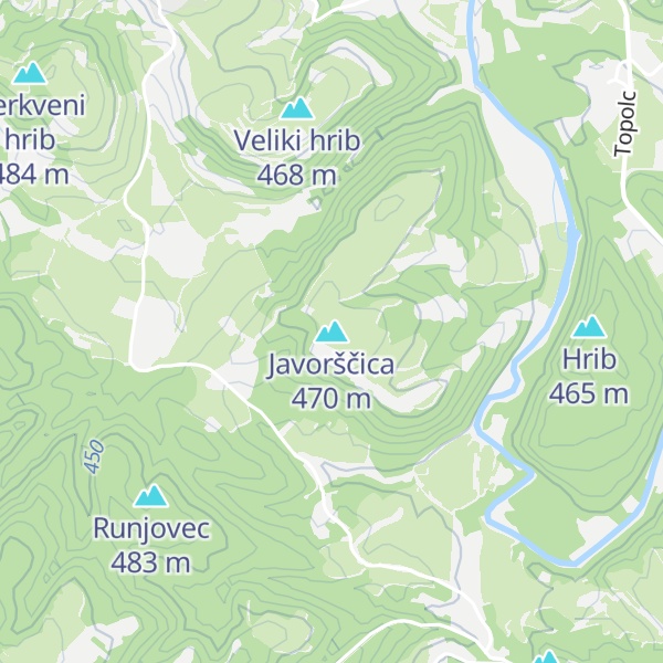 Map of Javorščica