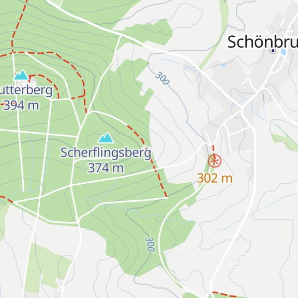 Map of Jagdhütte am Butterberg
