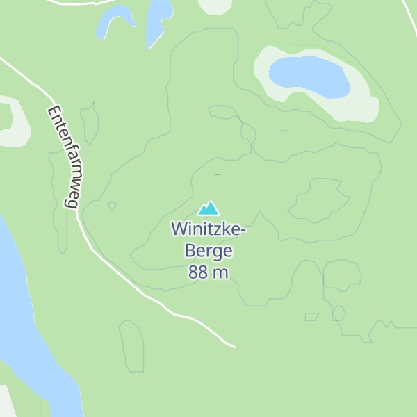 Map of Winitzke-Berge