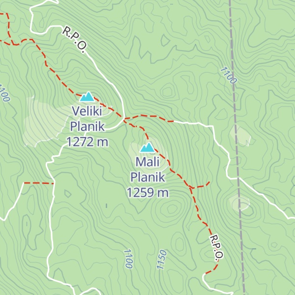 Map of Mali Planik