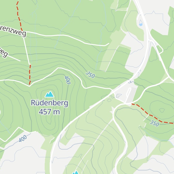 Map of Schutzhütte am Rüdenberg