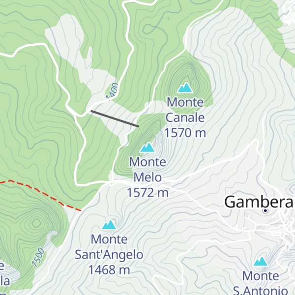 Map of Monte Melo