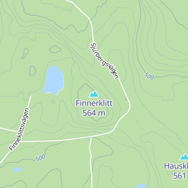Map of Finnerklitt