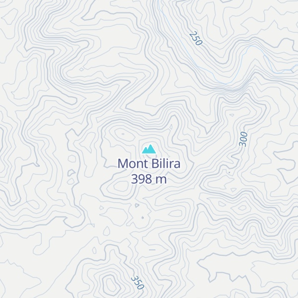 Map of Mont Bilira