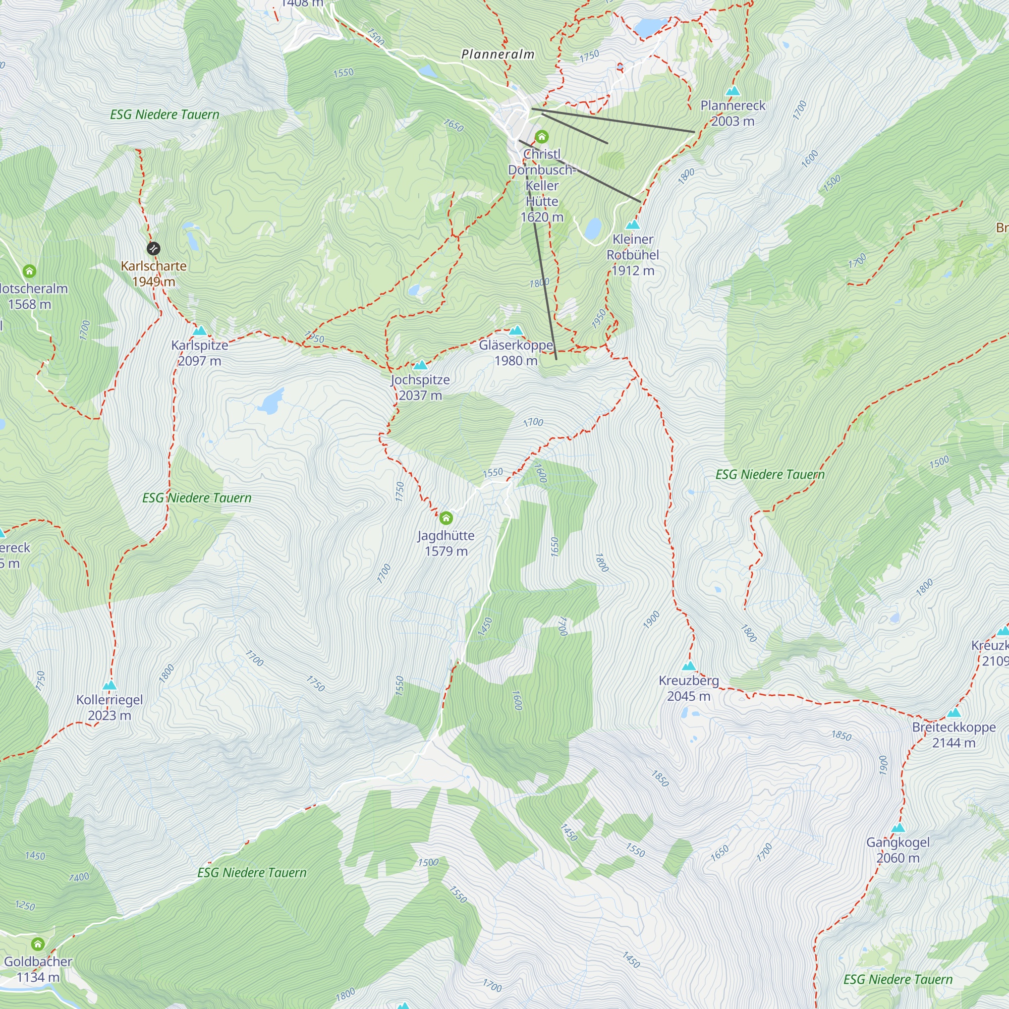 Stallaalm map