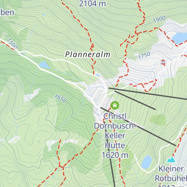 Map of Köberlhütte
