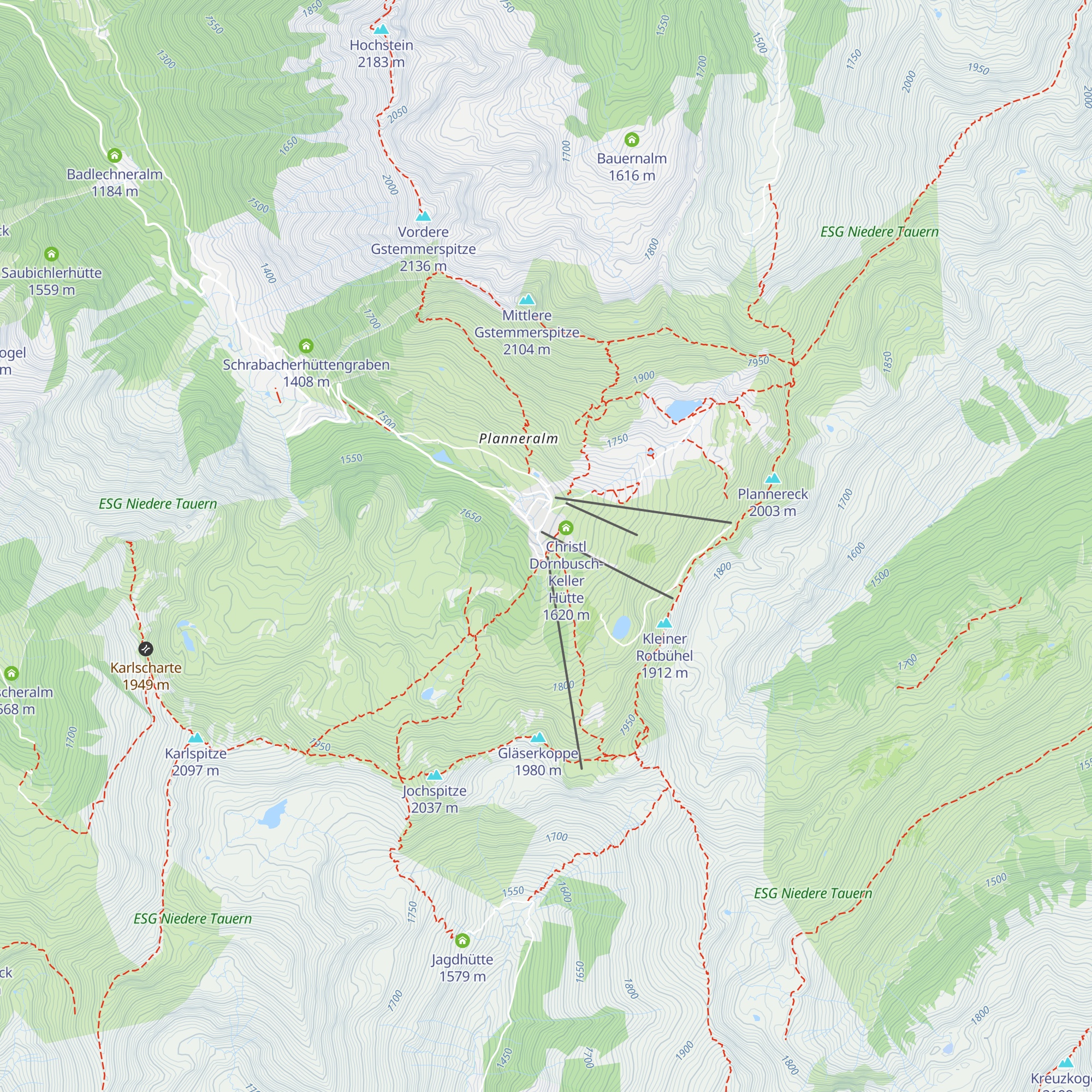 Alpengasthof Grimmingblick map