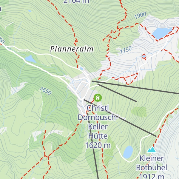 Map of Bergrettungshütte
