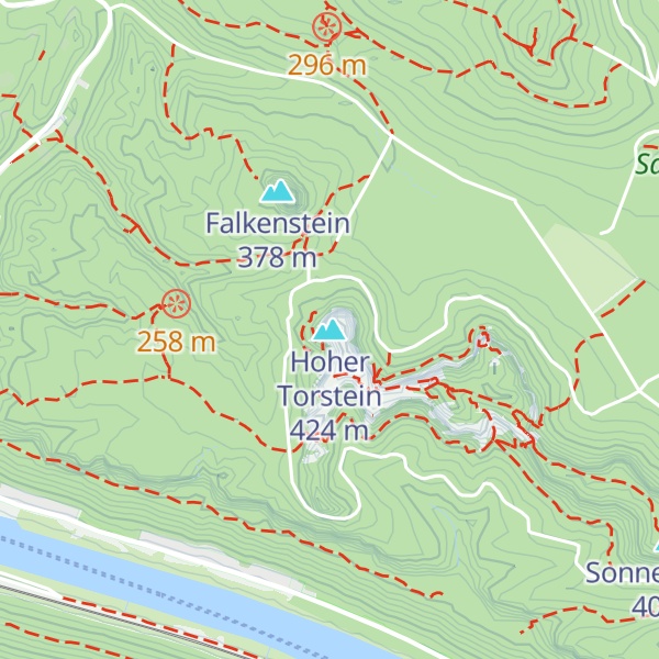 Map of Hoher Torstein