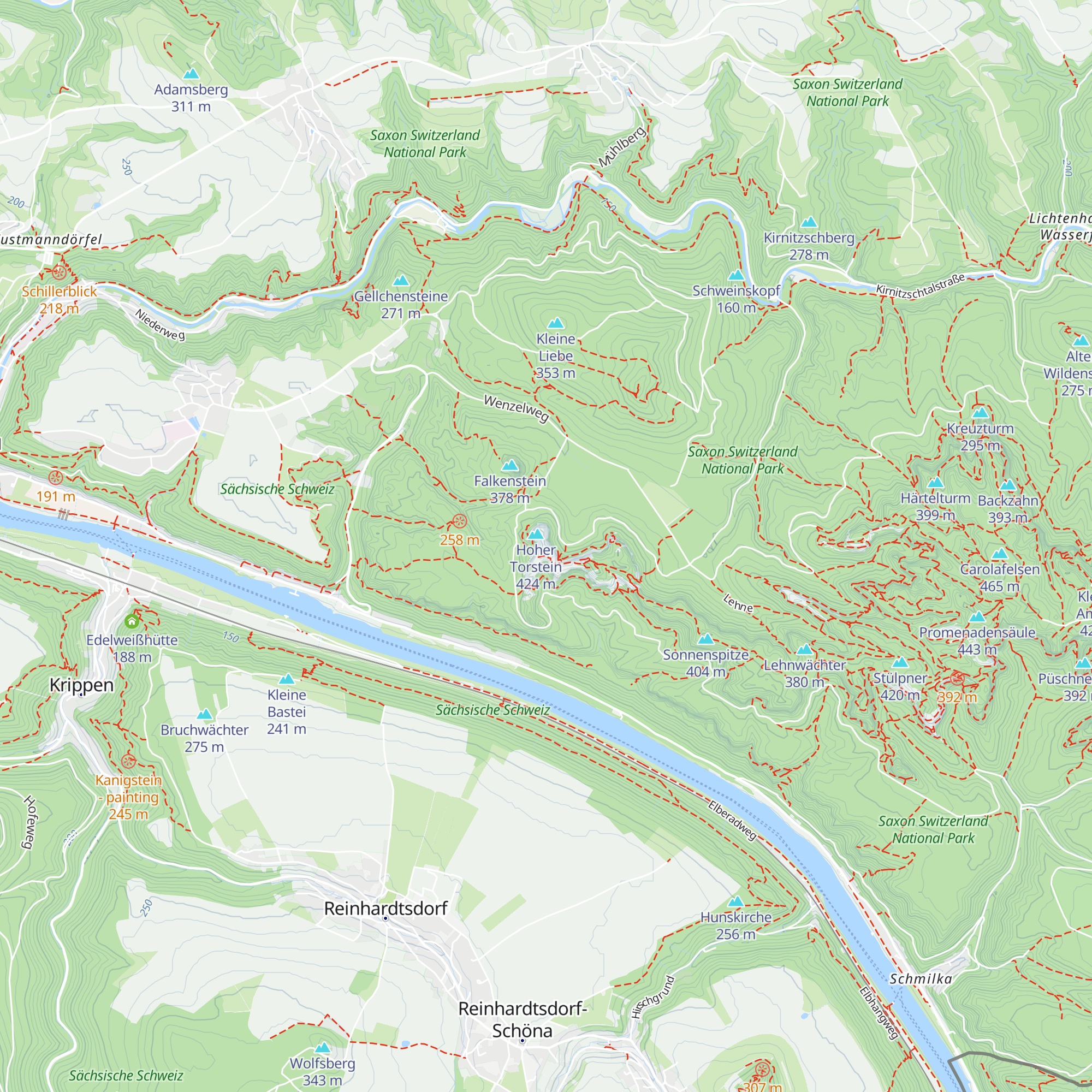 Schwedenhütte map