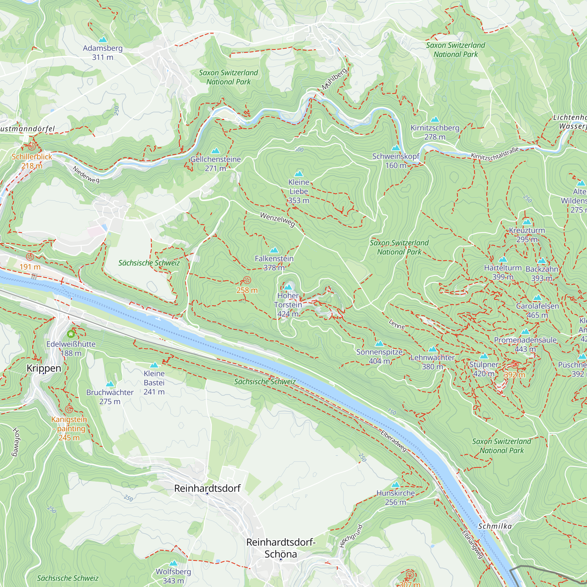 Schwedenhütte map