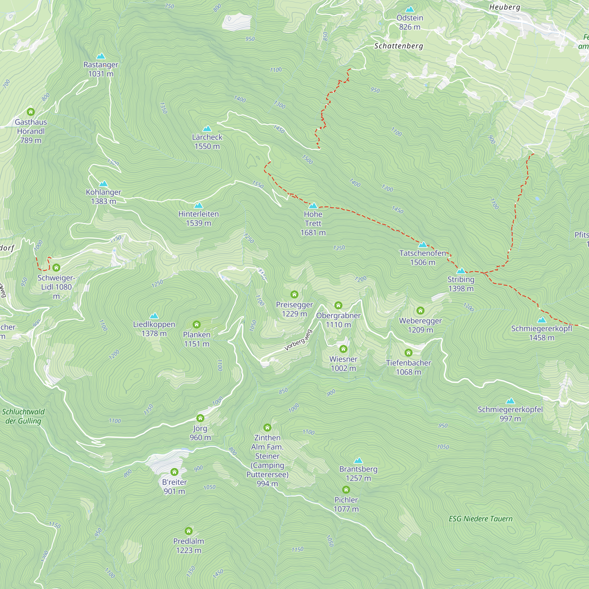 Preisegger map