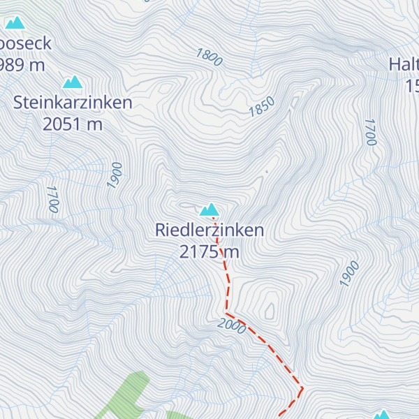 Map of Riedlerzinken