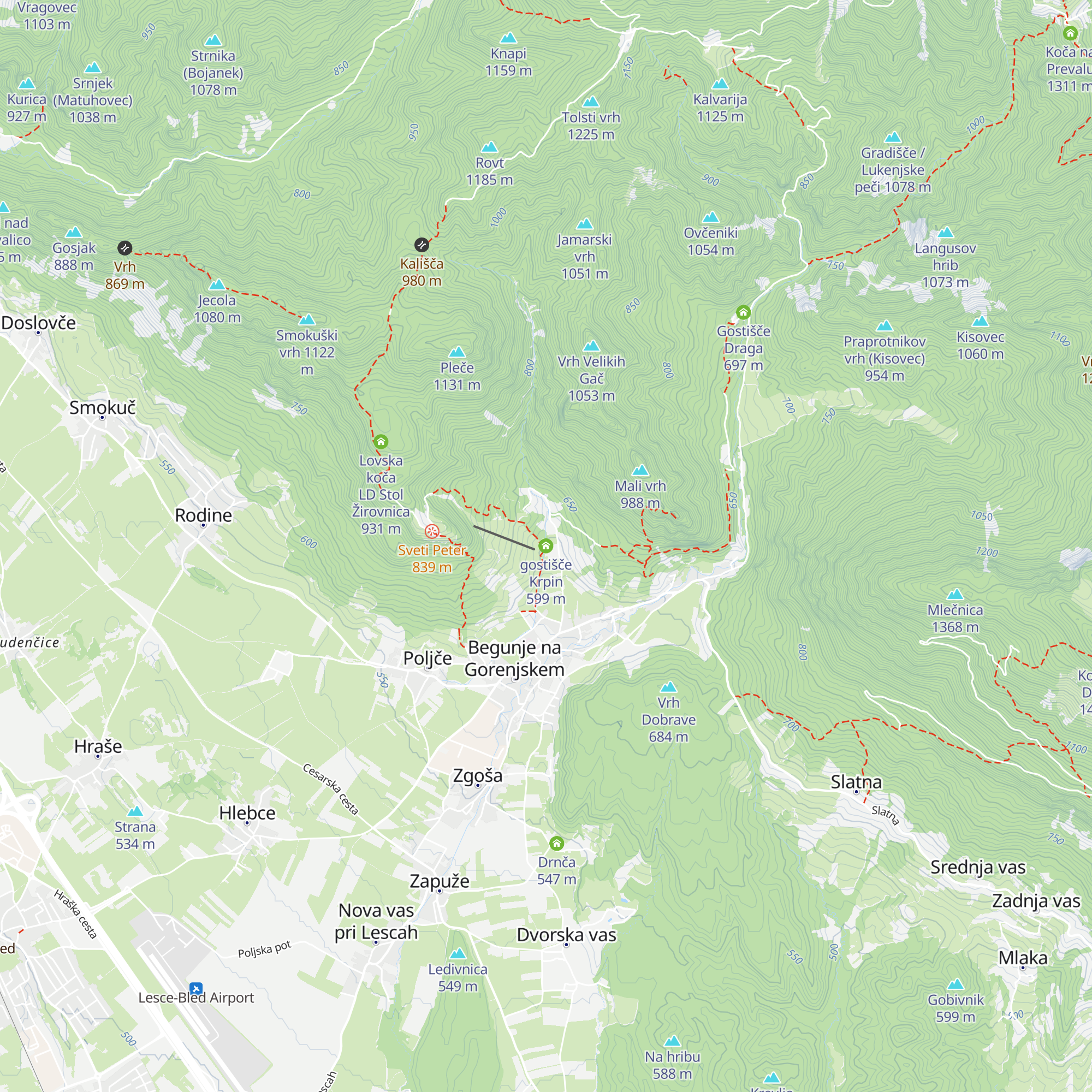 gostišče Krpin map