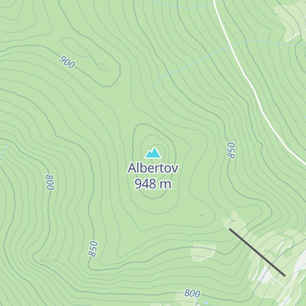 Map of Albertov
