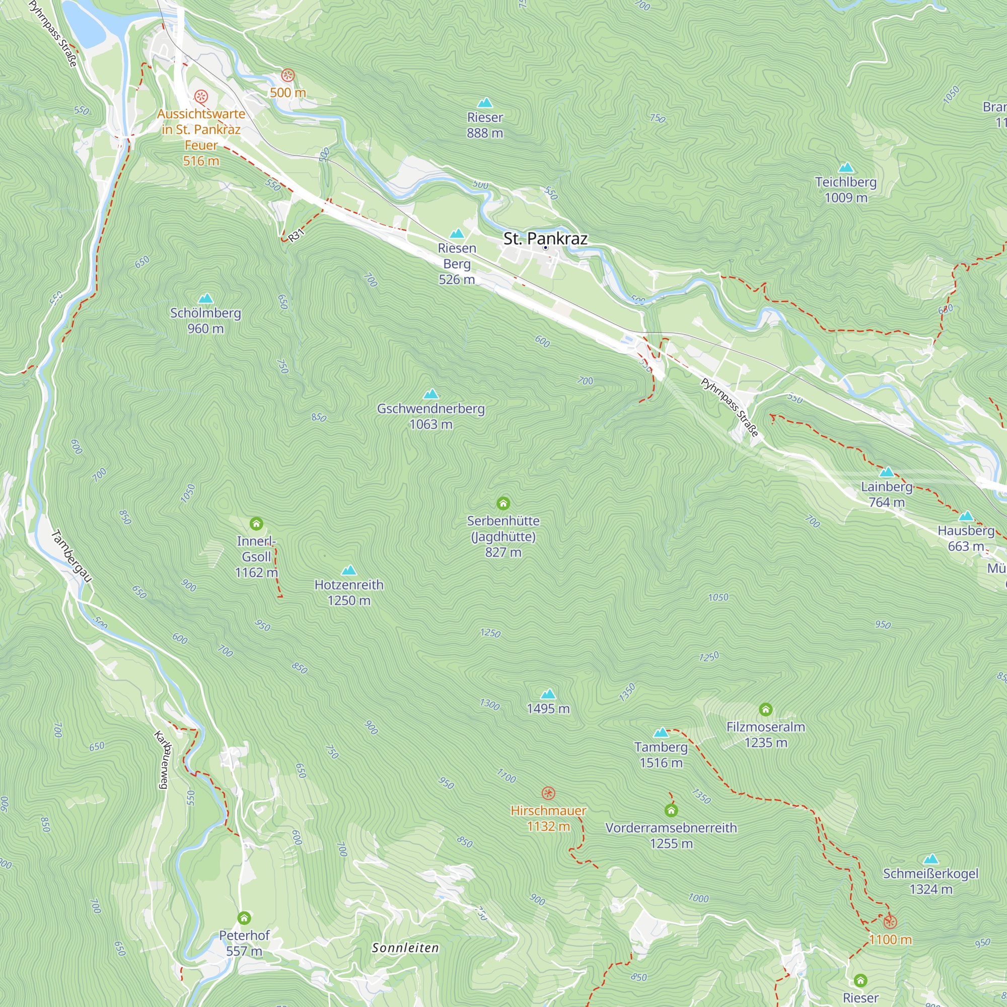 Serbenhütte (Jagdhütte) map