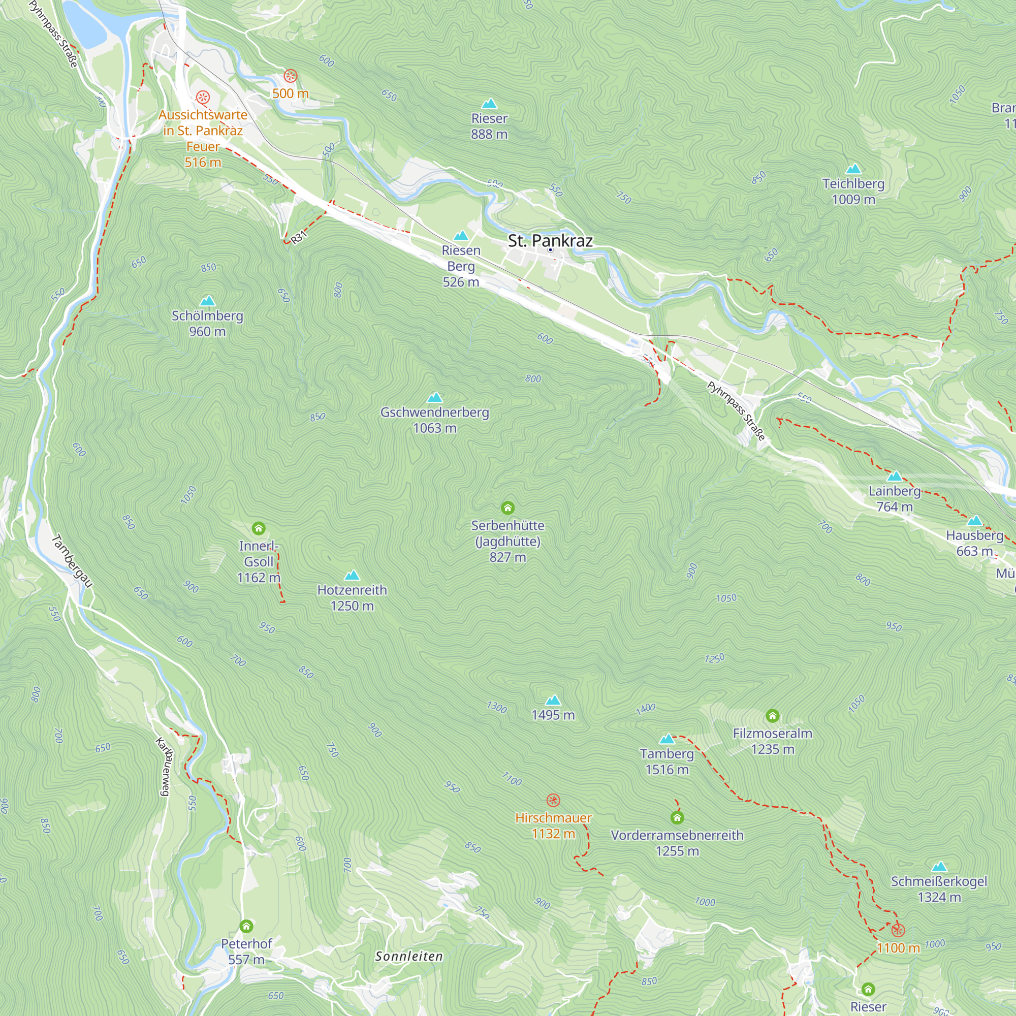 Serbenhütte (Jagdhütte) map