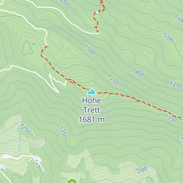 Map of Hohe Trett