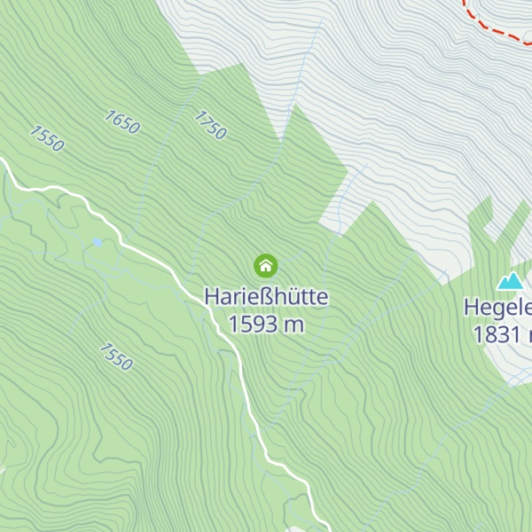 Map of Harießhütte