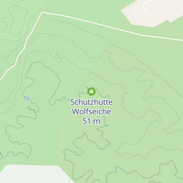 Map of Schutzhütte Wolfseiche