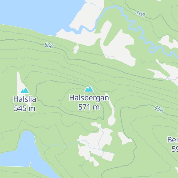 Map of Halsbergan