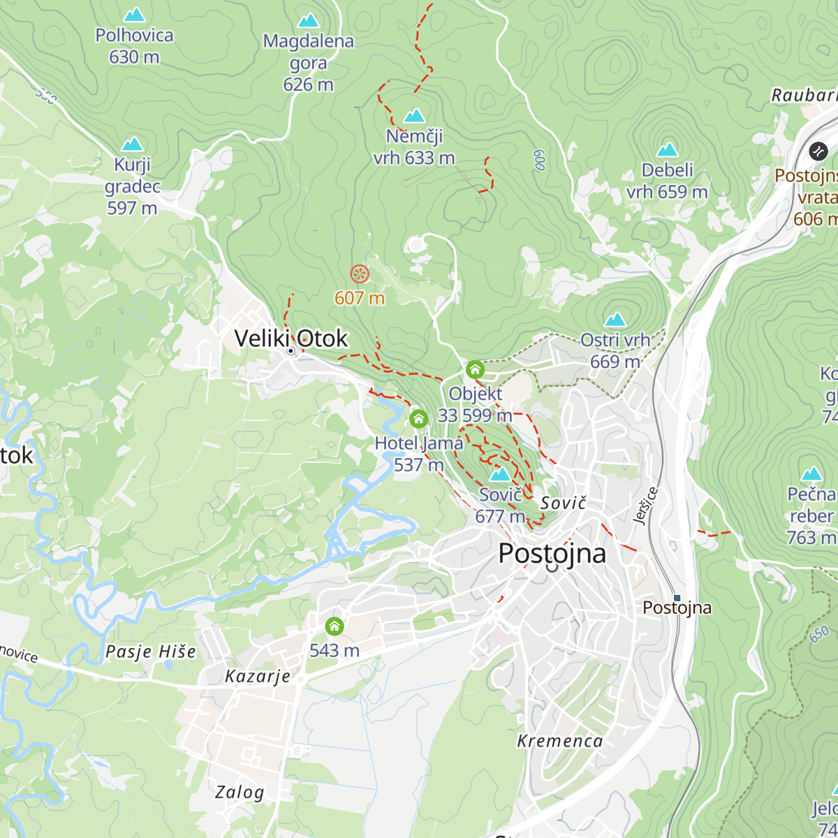 Hotel Jama map