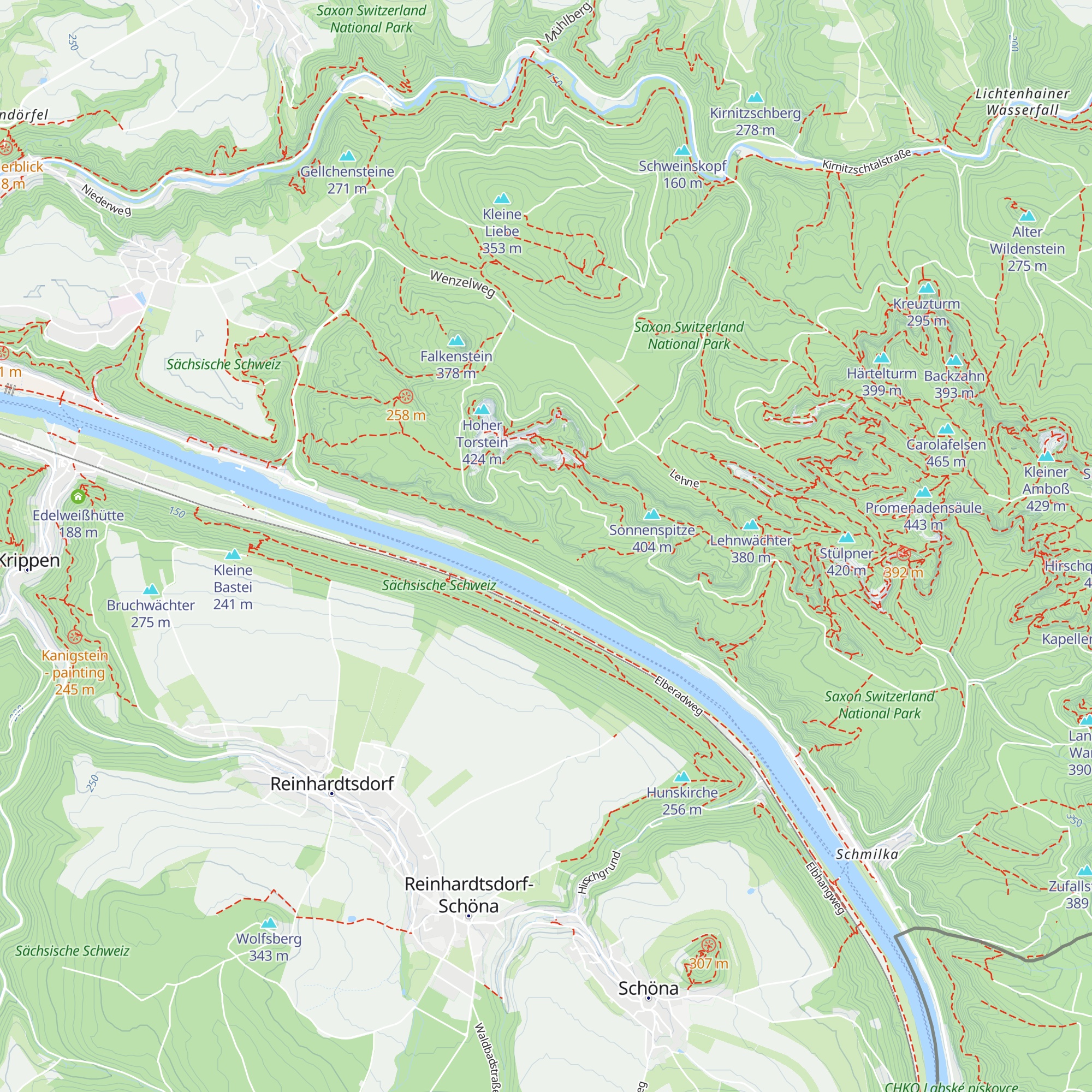 Berghütte Zum Guten Bier map