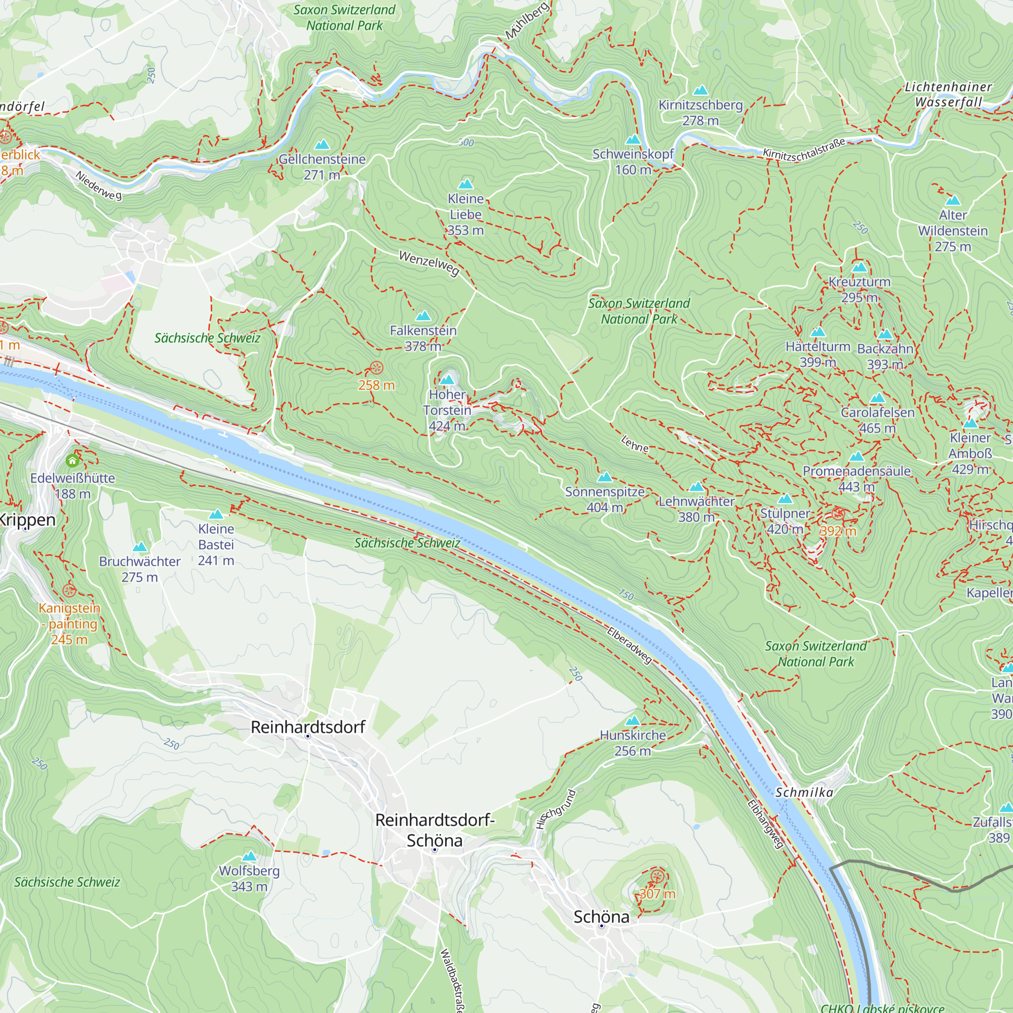 Berghütte Zum Guten Bier map