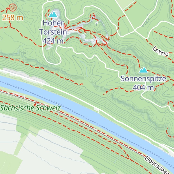 Map of Berghütte Zum Guten Bier