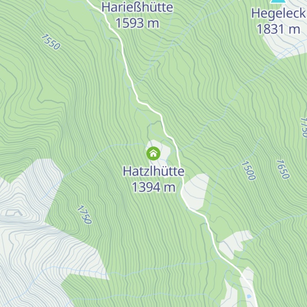 Map of Hatzlhütte