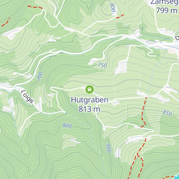 Map of Hutgraben