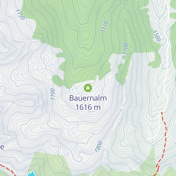 Map of Bauernalm