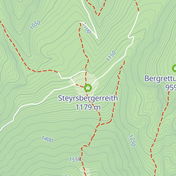 Map of Steyrsbergerreith
