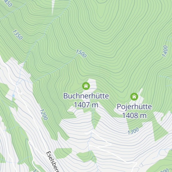 Map of Buchnerhütte