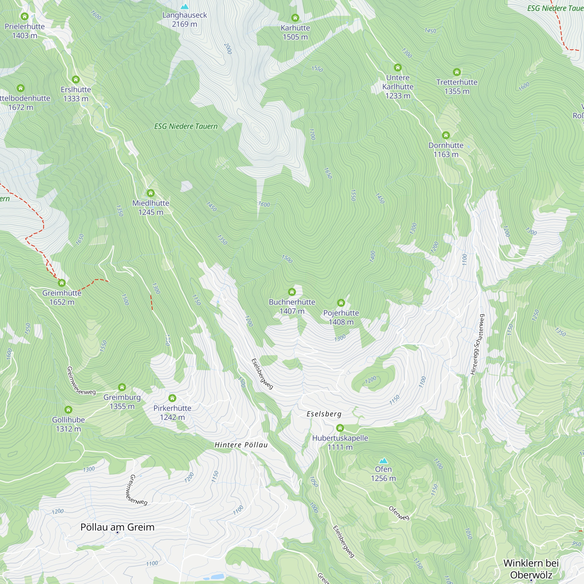 Buchnerhütte map