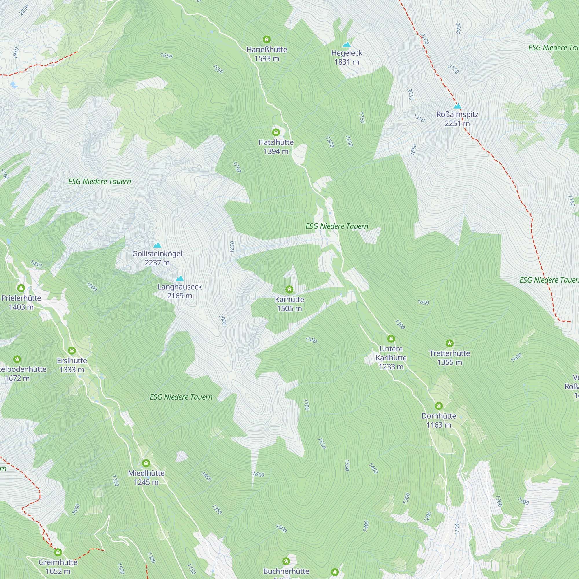 Karhütte map