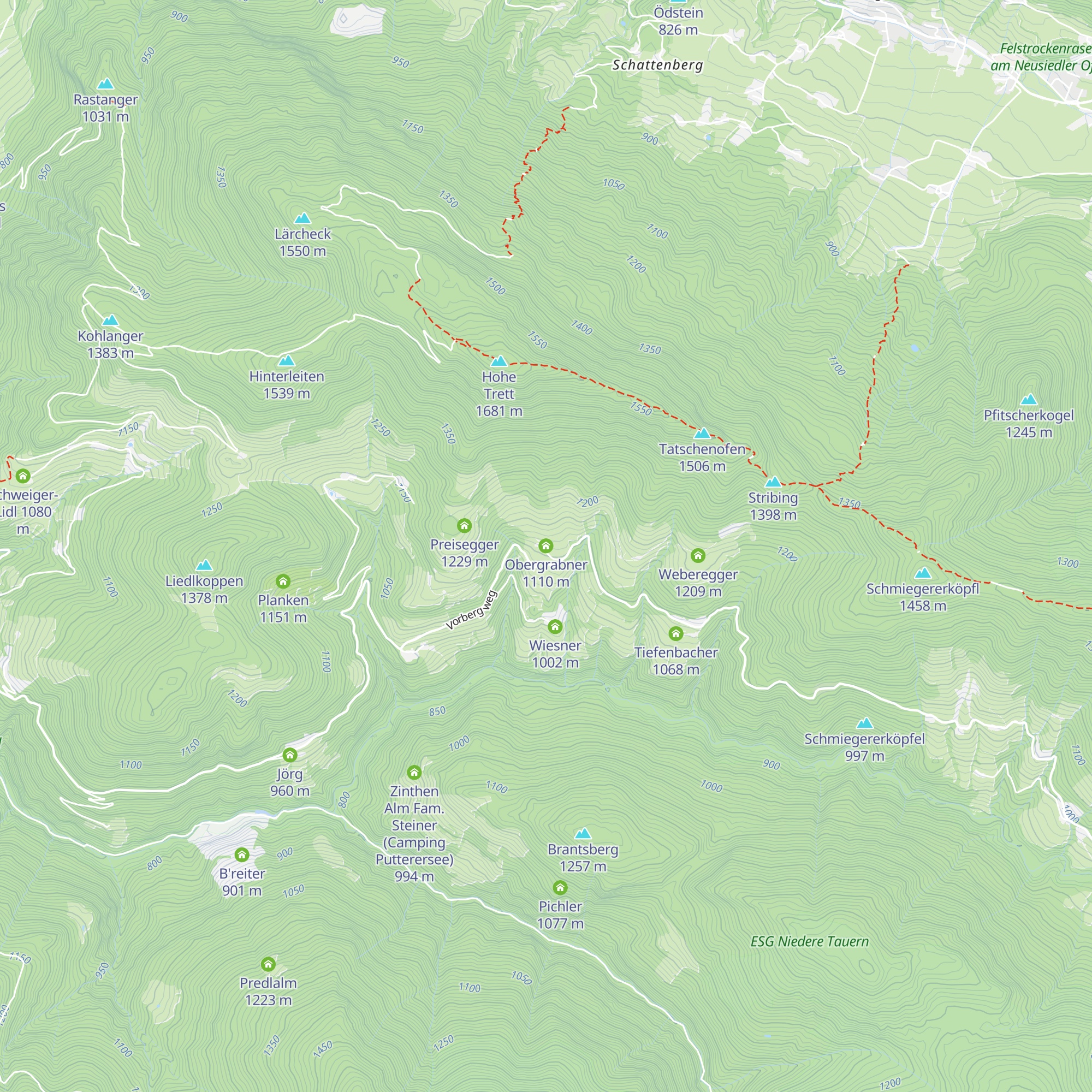 Obergrabner map