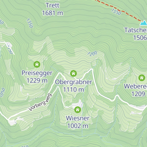 Map of Obergrabner