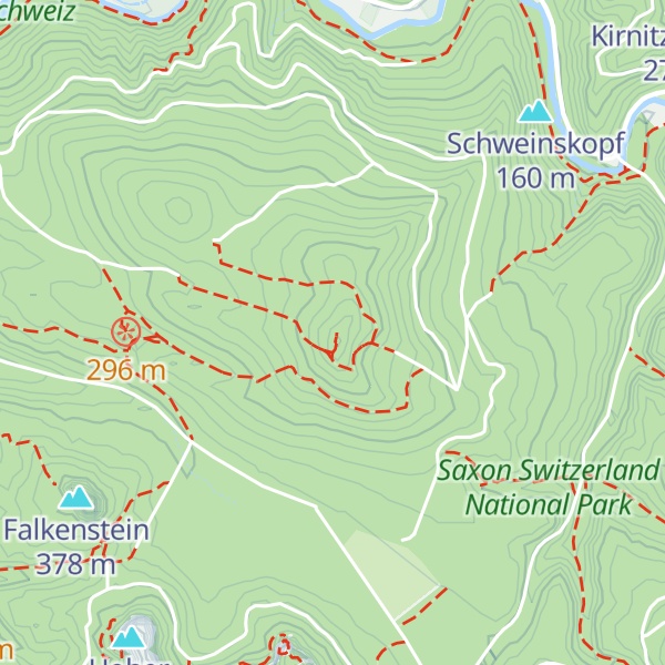 Map of Hohe Liebe